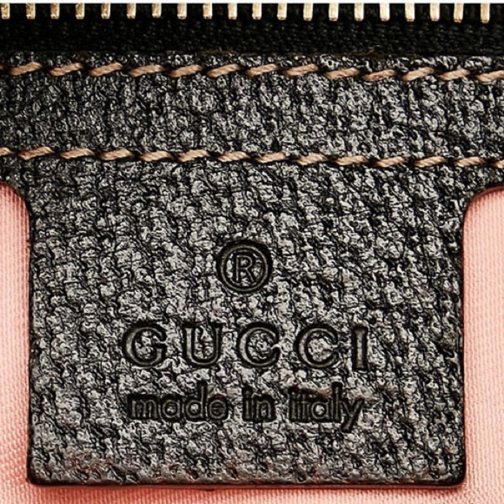 RARE Gucci Satin Medium Charmy Shoulder Bag Black Hobos Designer Purses - Picture 2 of 10